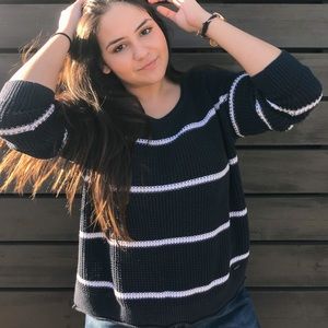 Simple striped sweater